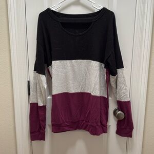 Nice color block shirt